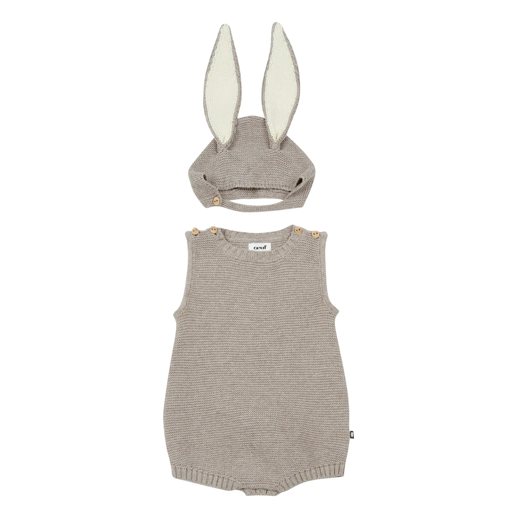 OEUF NYC Envelope Romper Faded Mauve OEUF NYC Envelope Romper Faded Mauve