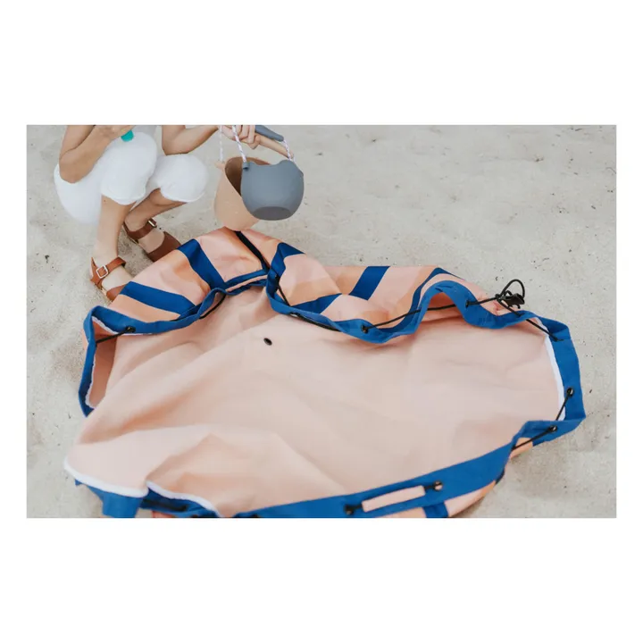 Bolso/Alfombra de juegos de exterior - Moka Stripes- Imagen del producto n°1