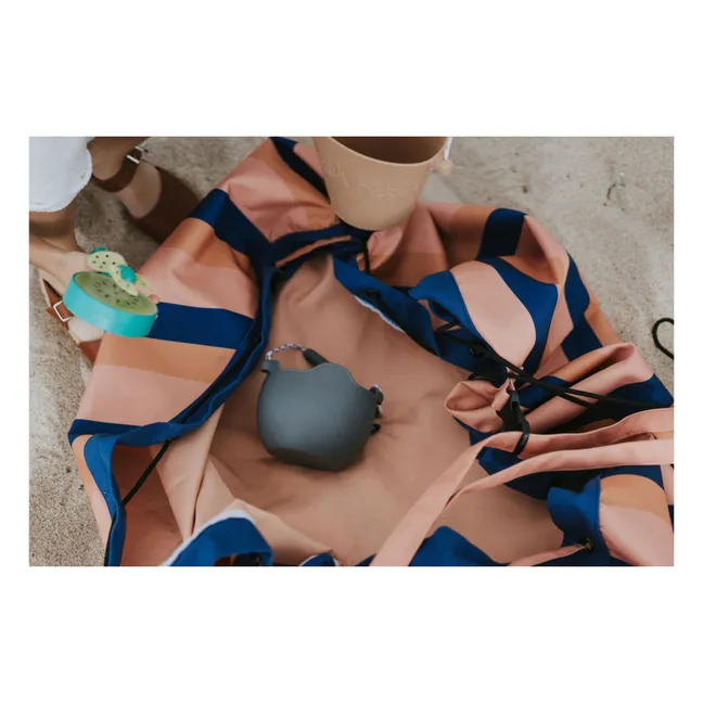 Noomad outdoor bag / mat - Mocha stripes