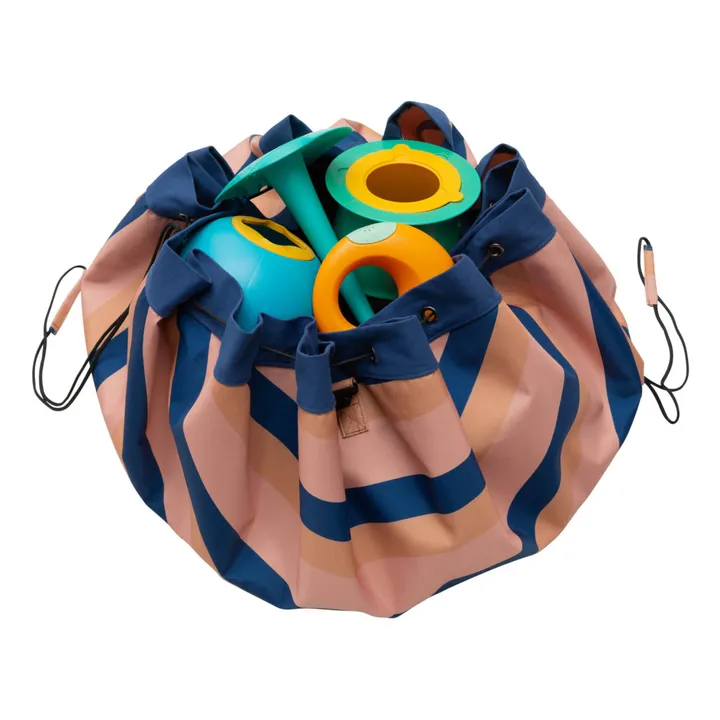 Bolso/Alfombra de juegos de exterior - Moka Stripes- Imagen del producto n°6