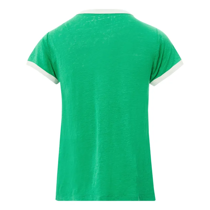 Camiseta Toro Fever Lino | Verde- Imagen del producto n°3
