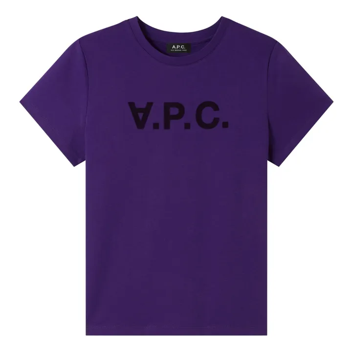 T-Shirt VPC Farbe F Bio-Baumwolle | Violett- Produktbild Nr. 0