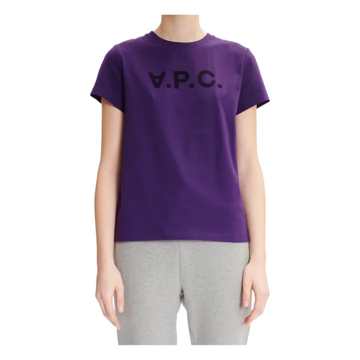 T-Shirt VPC Farbe F Bio-Baumwolle | Violett- Produktbild Nr. 2