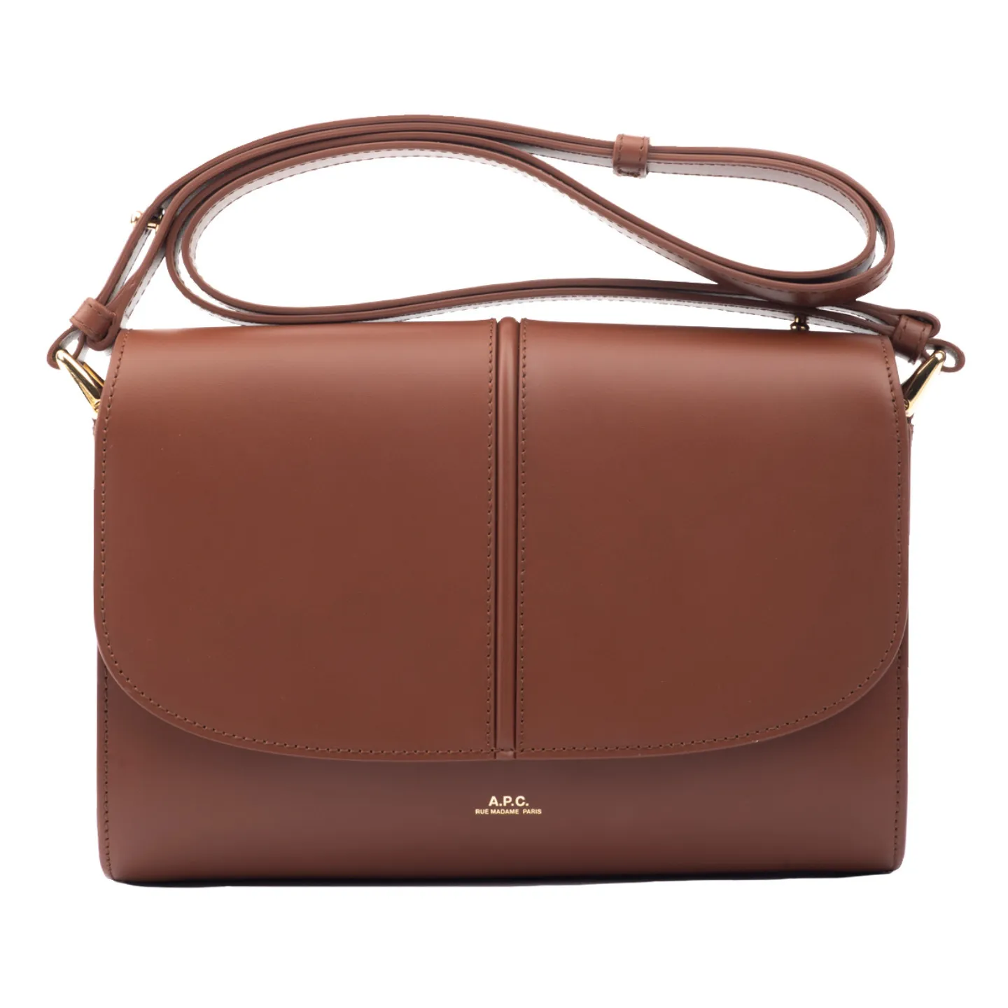 A.P.C. - Betty Horizon Smooth Leather Bag - Hazel | Smallable