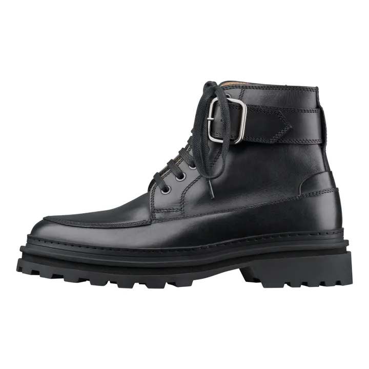 Leder-Boots Alix | Schwarz- Produktbild Nr. 0