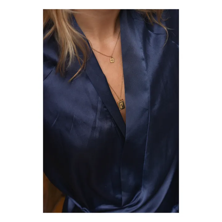 Cofre con dos collares Jo -Exclusiva Louise Damas x Smallable | Dorado- Imagen del producto n°2