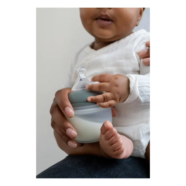 Babyflasche aus Silikon | Khaki