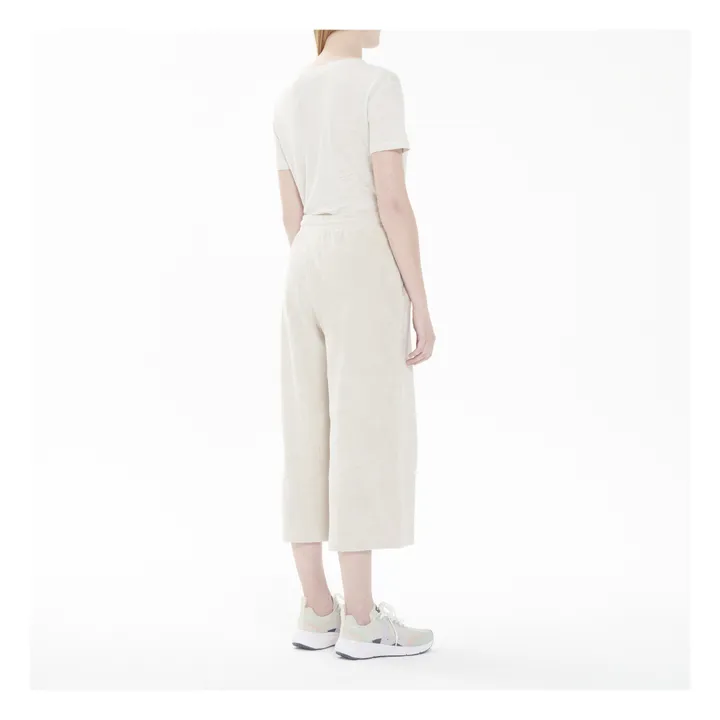 Pantalón Leonora algodón orgánico | Beige- Imagen del producto n°2