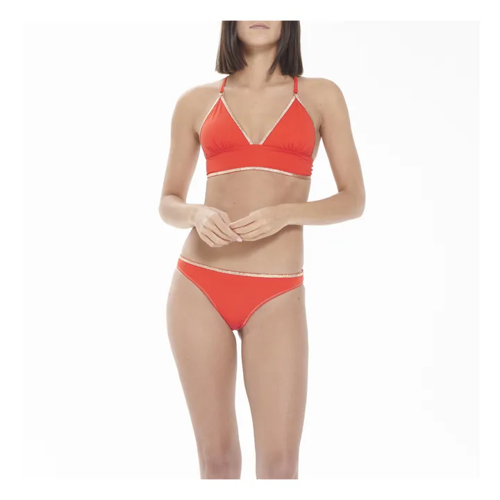 Ambre Bikini Top  | Red- Product image n°1