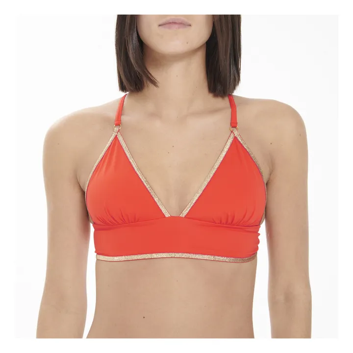 Ambre Bikini Top  | Red- Product image n°3