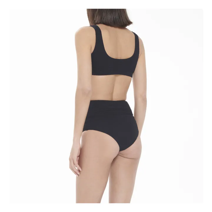 Bikini-Unterteil Dory Gaufre | Schwarz- Produktbild Nr. 2
