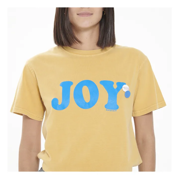 Camiseta Joy | Amarillo Mostaza- Imagen del producto n°3