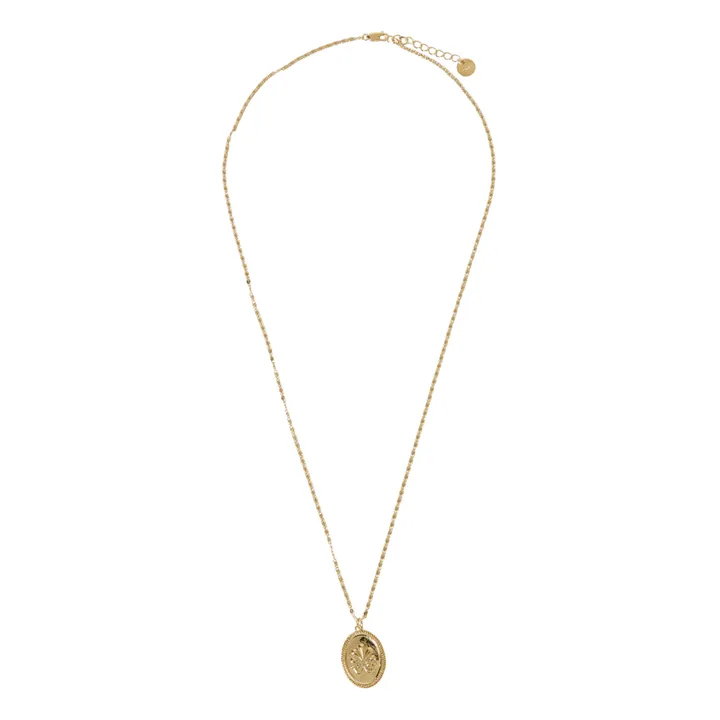 Shéhérazade Delicate Medallion | Gold- Product image n°5