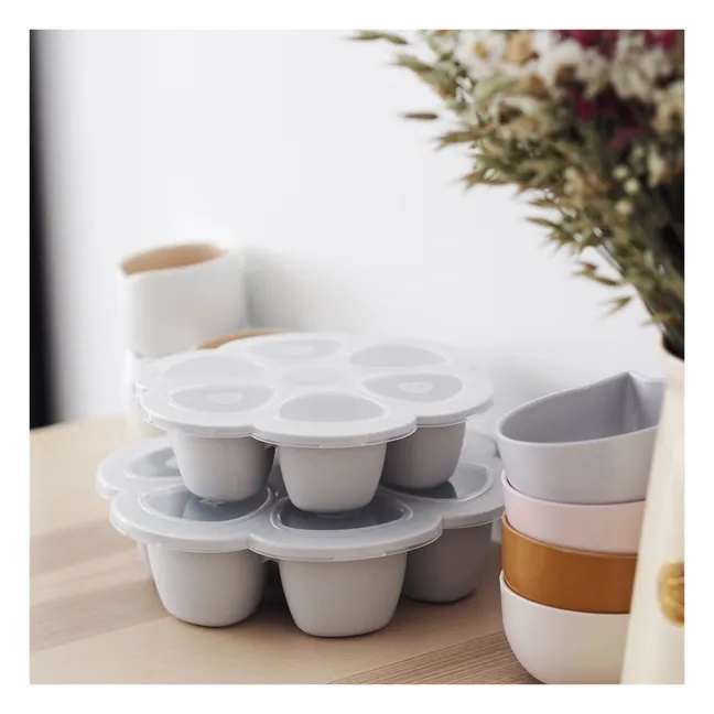 Molde multiporción de silicona - 6x150 ml | Gris Claro
