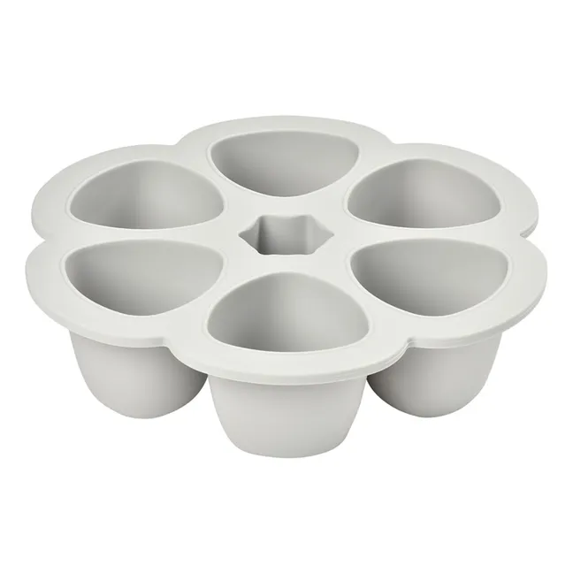 Molde multiporción de silicona - 6x150 ml | Gris Claro