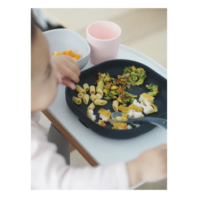 Silicone Tableware Set - 4 Pieces | Midnight blue