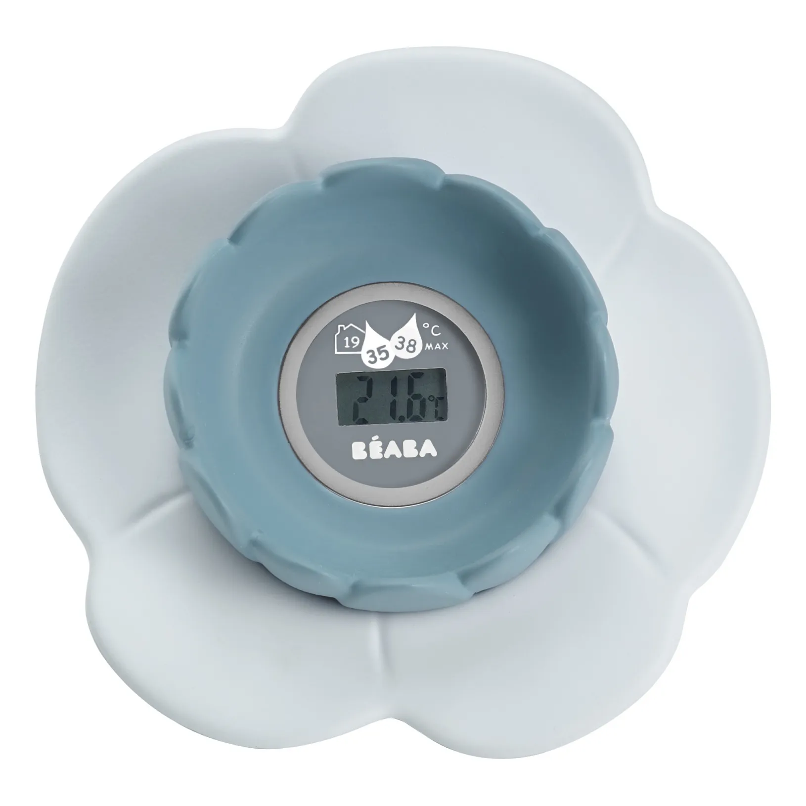 Beaba Lotus Bath Thermometer, Blue