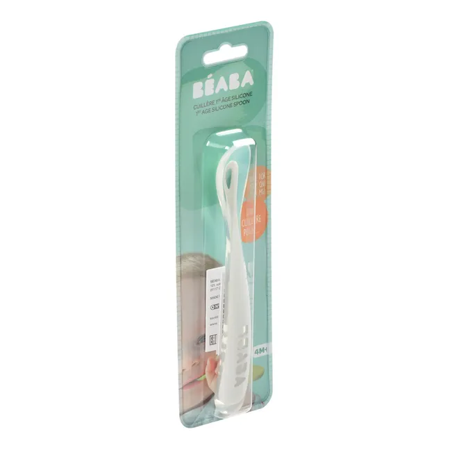 Cuchara 1ª edad soft de silicona | Gris Claro