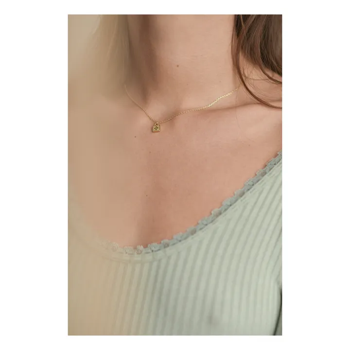 Cofre con dos collares Jo -Exclusiva Louise Damas x Smallable | Dorado- Imagen del producto n°5