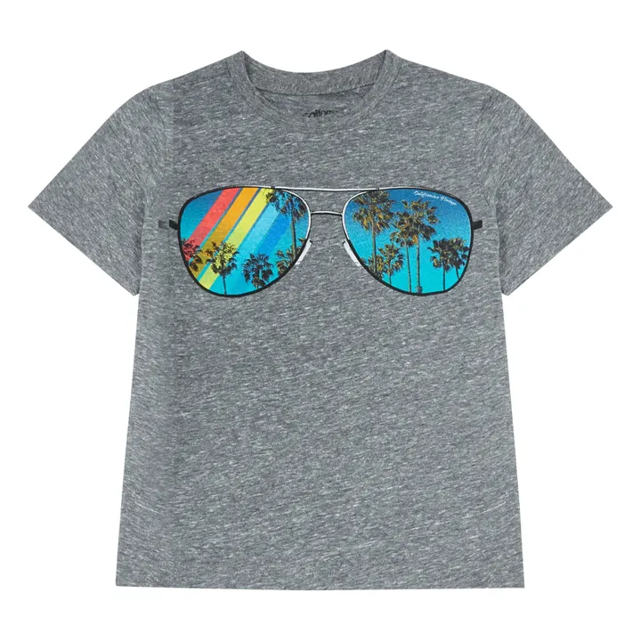 T-shirt Sunglasses | Gris- Image produit n°0