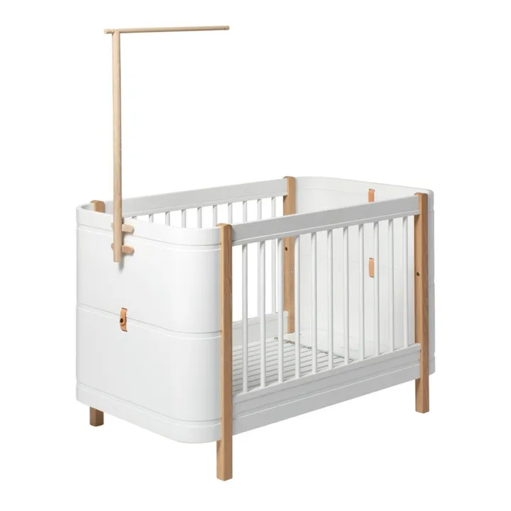 Soporte exterior para cuna Wood Mini+ | Roble- Imagen del producto n°2