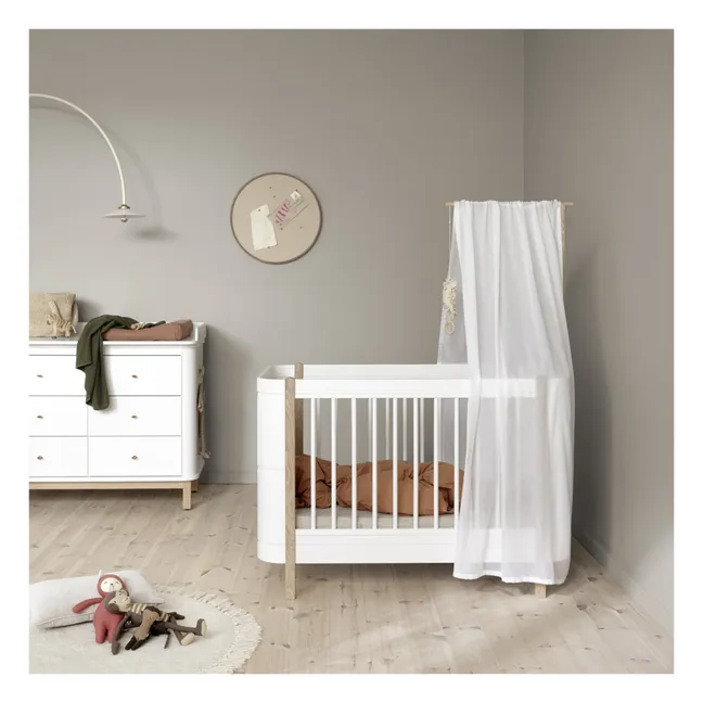 Bed Canopy for Wood Mini+ Bed | White