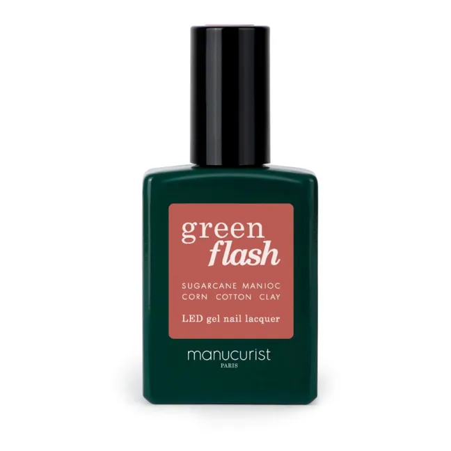 Vernis à ongles semi-permanent Green Flash - 15 ml | Bois de rose