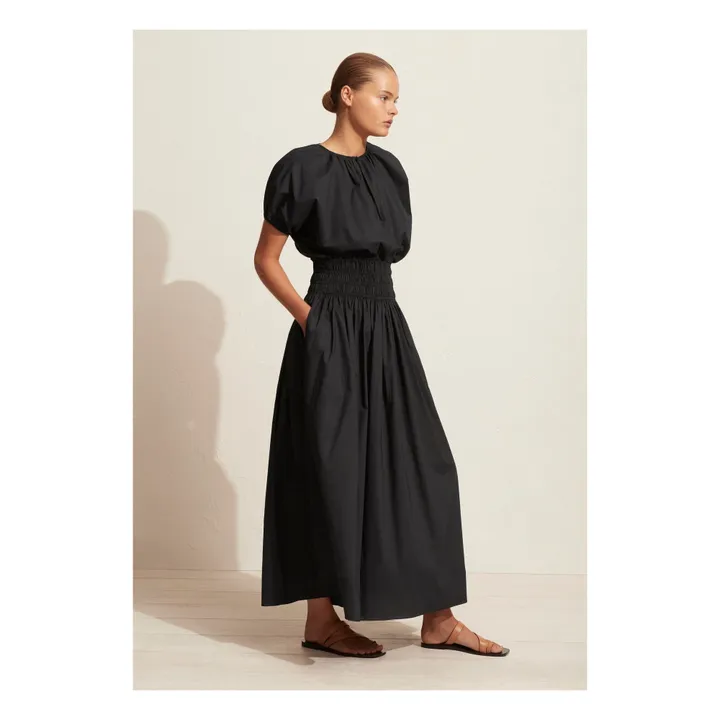 Kleid Shirred | Schwarz- Produktbild Nr. 2