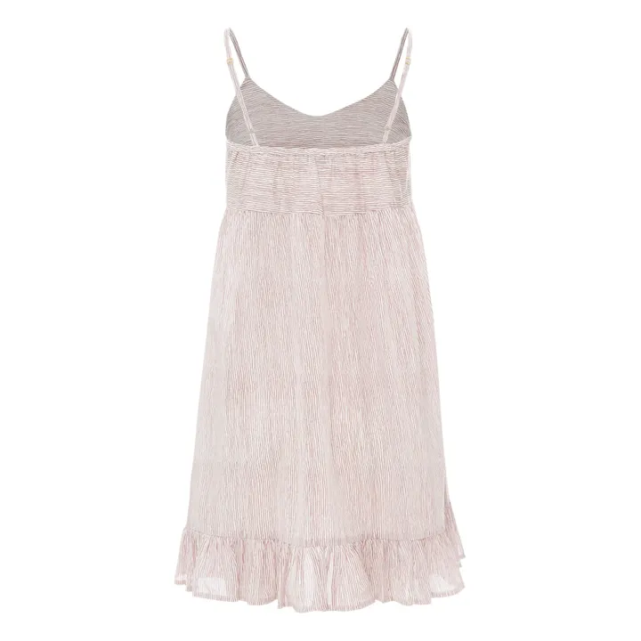 Eugénie Cotton Silk Nightdress  | White- Product image n°1