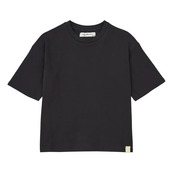 Camiseta Ricky algodón orgánico | Negro- Imagen del producto n°0