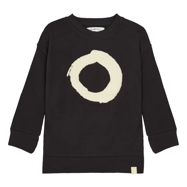 John Organic Cotton Sweatshirt  | Black- Product image n°0