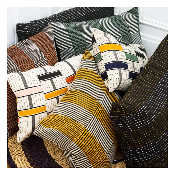 Handwoven Cushion | Orange- Product image n°2
