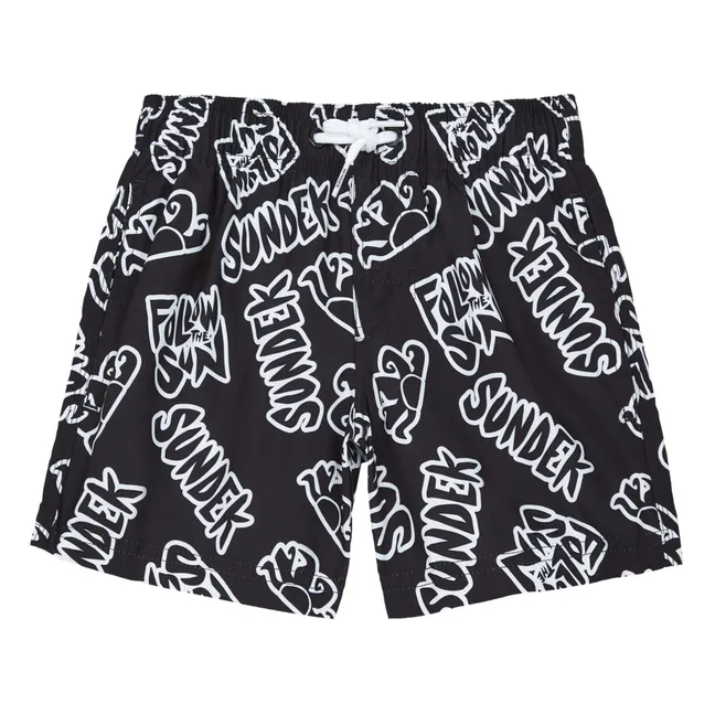 Sundek Logo Swimming Shorts  | Black