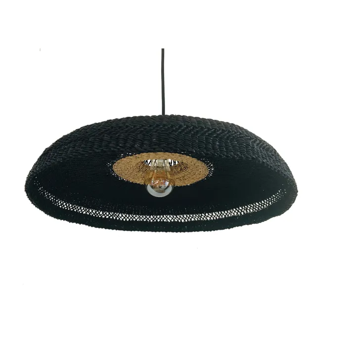 Suspension Hatter tissé à la main | Noir- Image produit n°5