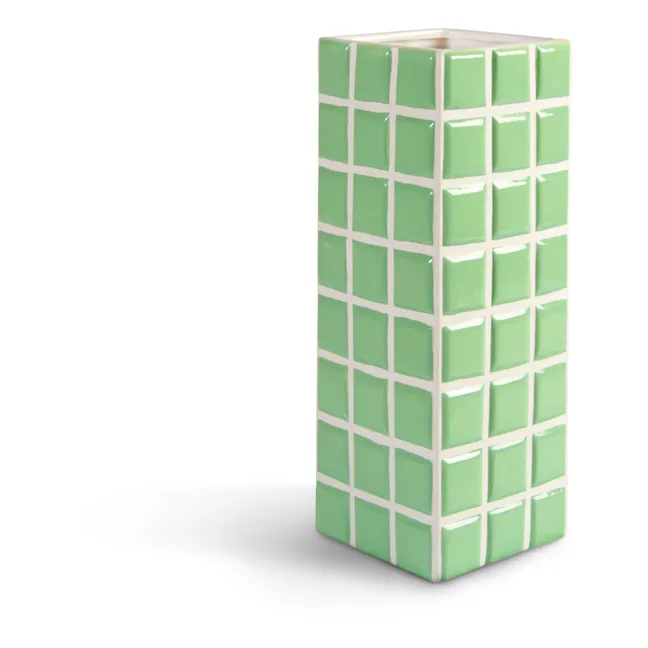 Tile Vase | Mint Green