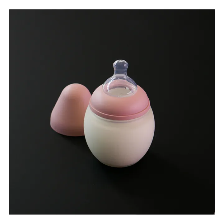 Biberón de silicona médica y tetina fisiológica | Blush- Imagen del producto n°4