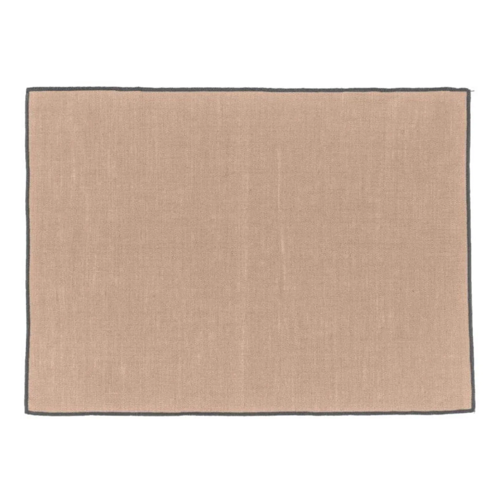 Haomy Beige Pink Borgo Coated Linen Placement
