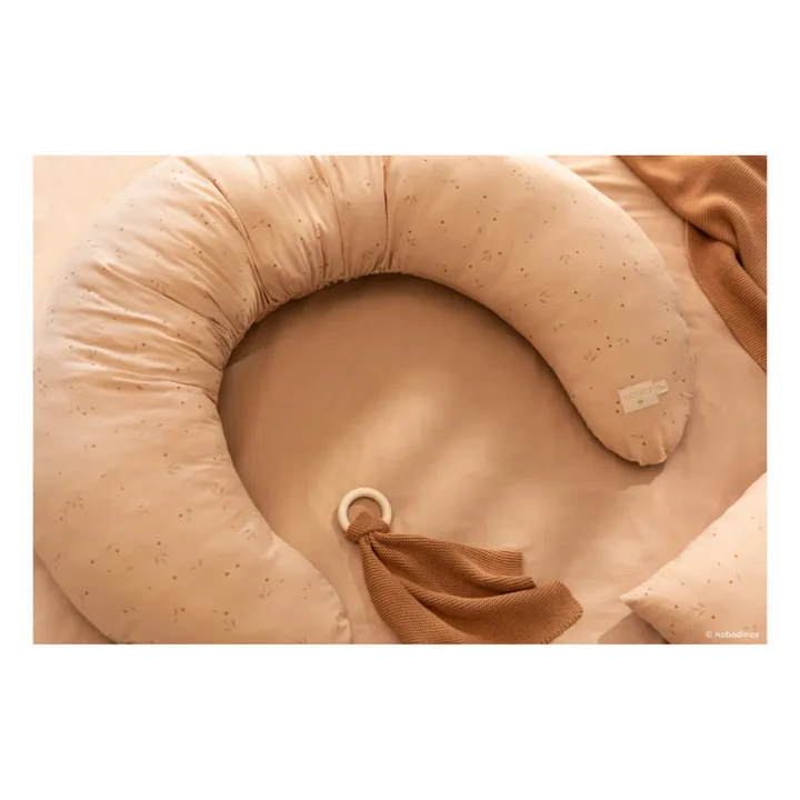 Cuscino da allattamento, modello: Luna Willow, in cotone bio | Nude- Immagine del prodotto n°3