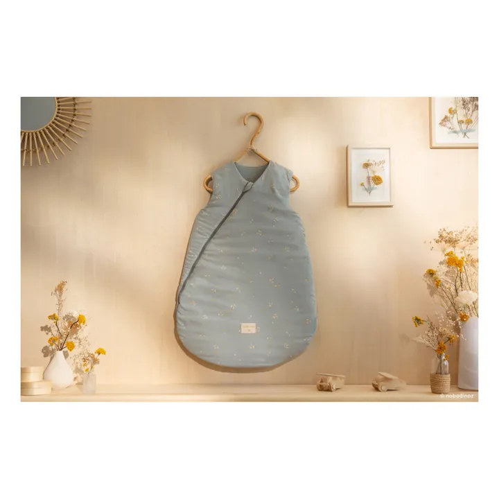 Saco para bebé de algodón orgánico Cocoon Willow | Azul Pálido- Imagen del producto n°1