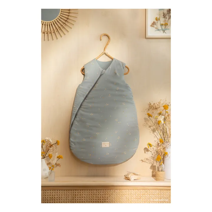 Saco para bebé de algodón orgánico Cocoon Willow | Azul Pálido- Imagen del producto n°2