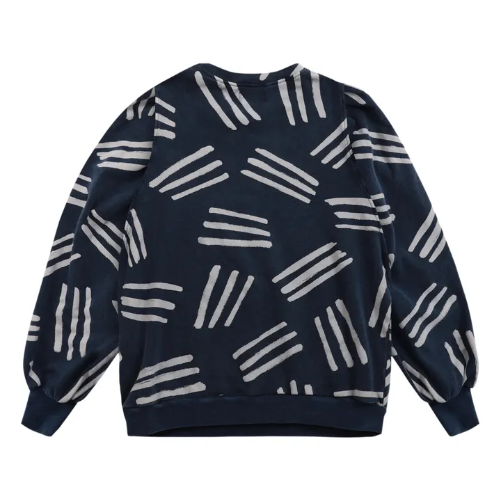 Sweatshirt Ballon Bio-Baumwolle - Damenkollektion  | Nachtblau- Produktbild Nr. 5