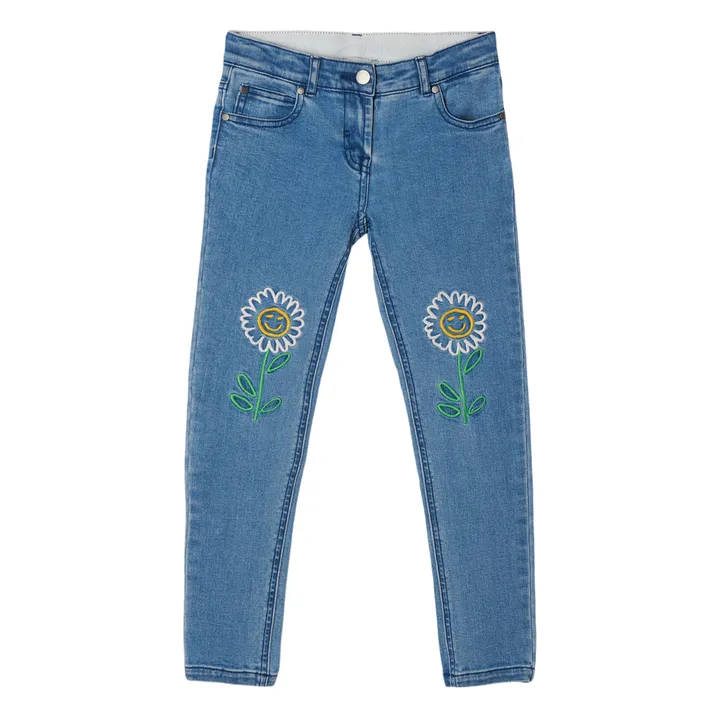 Jeans Skinny Bio-Baumwolle Bestickt | Denim- Produktbild Nr. 0