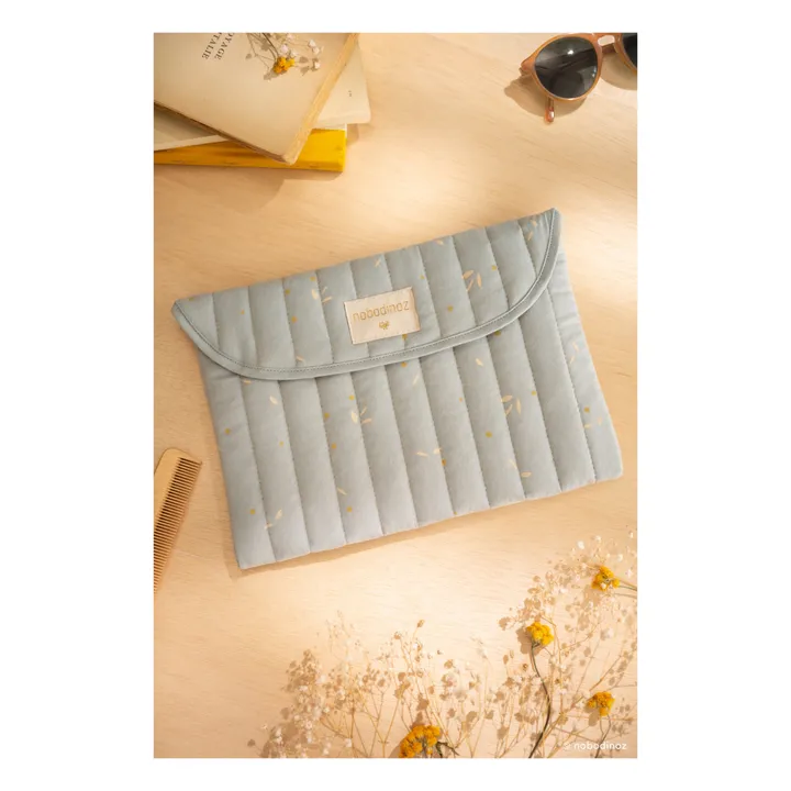 Pochette Bagatelle Willow en coton bio | Bleu pâle- Image produit n°2