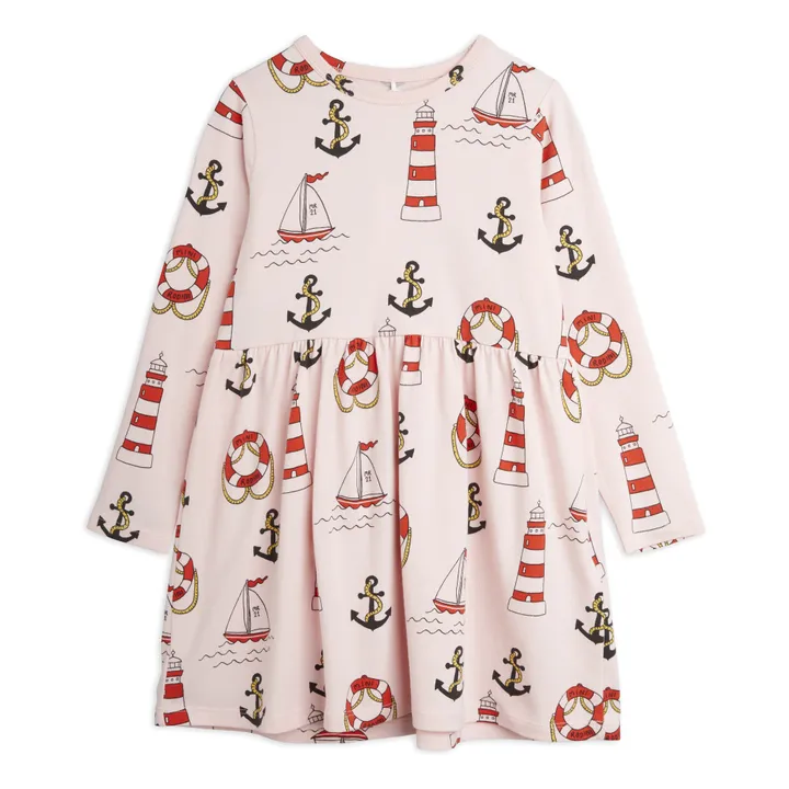 Organic Cotton Lighthouse Dress  | Pink- Product image n°0