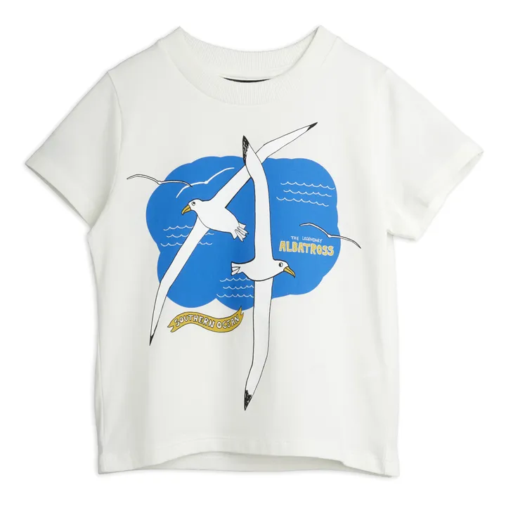 Camiseta de algodón orgánico Albatros | Blanco- Imagen del producto n°0