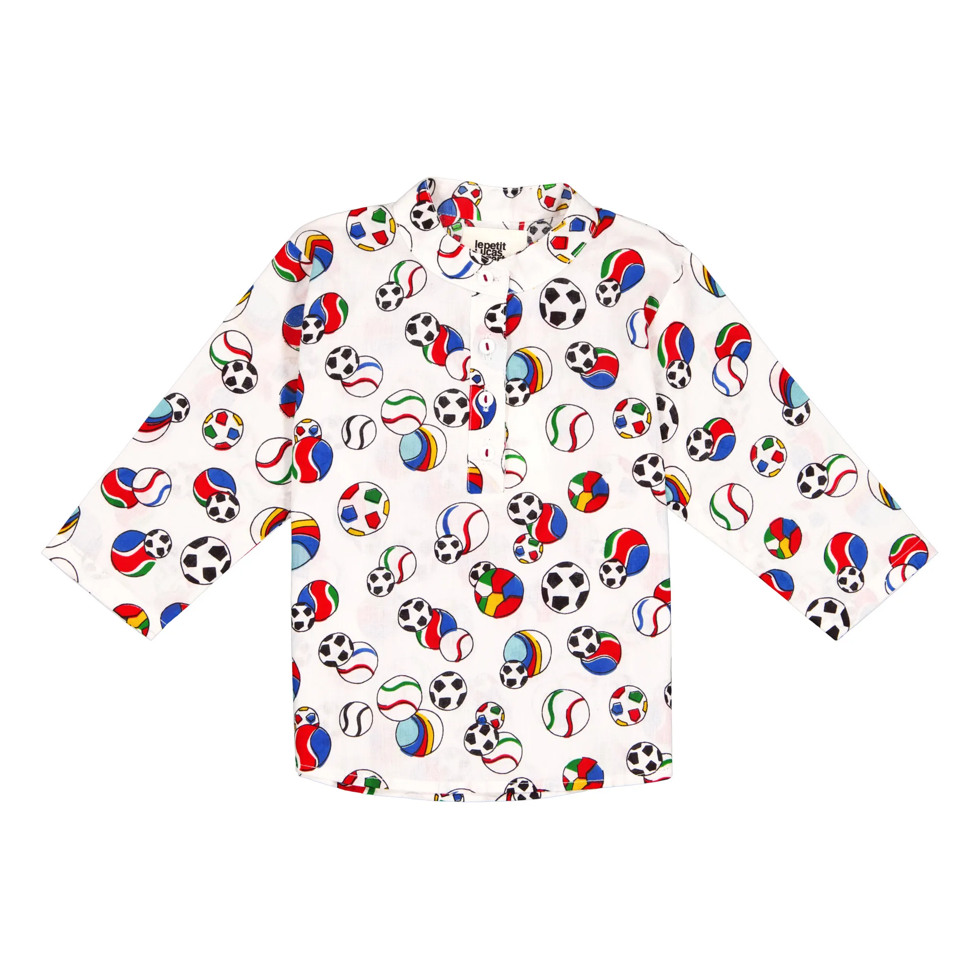 Lucas Du Tertre White Kurta Shirt