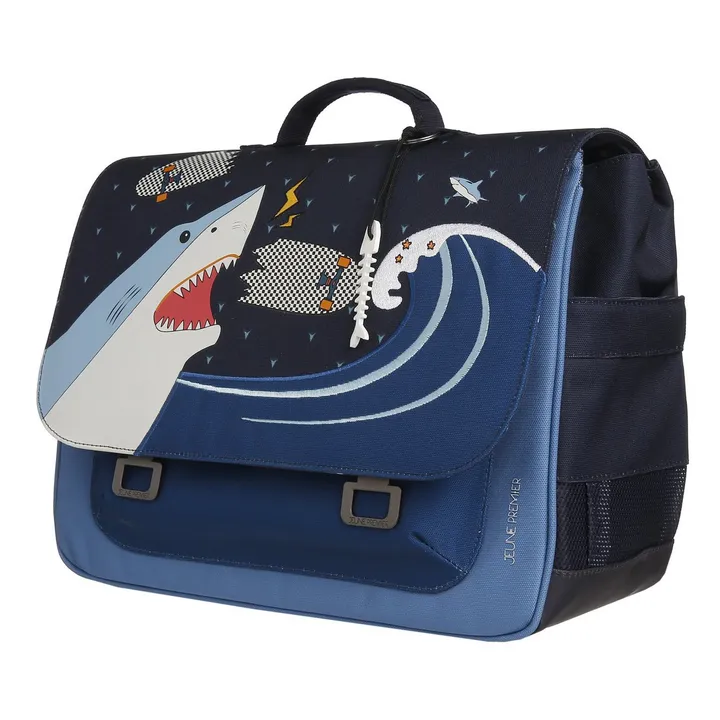 Sharkie Midi School Bag  | Blue- Product image n°1