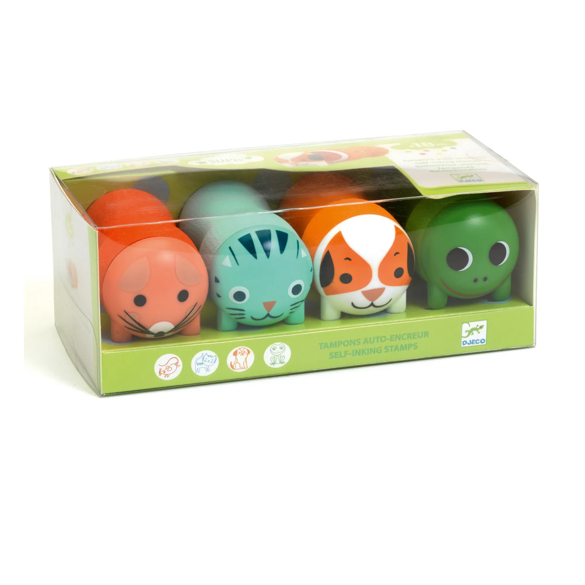 Djeco Multicoloured Stamps - Garden Animals