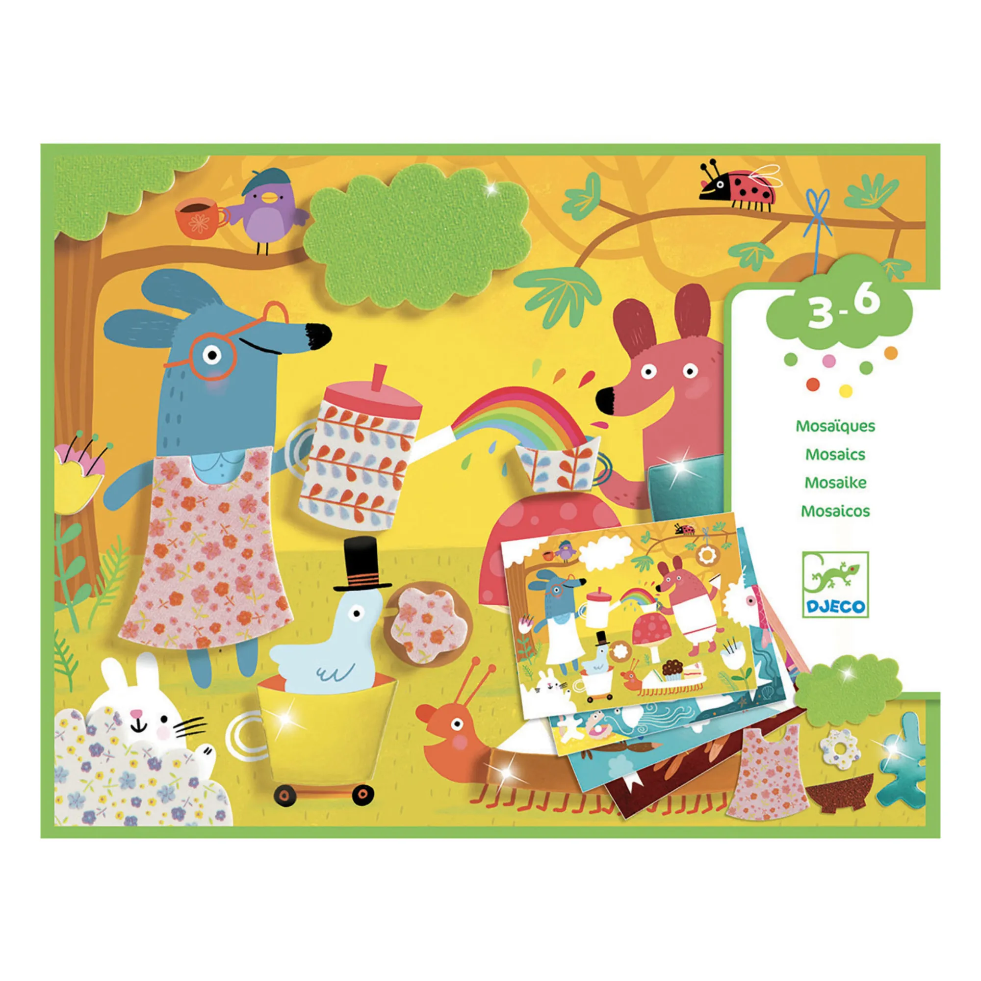 Djeco Multicoloured Foam Collage Activity