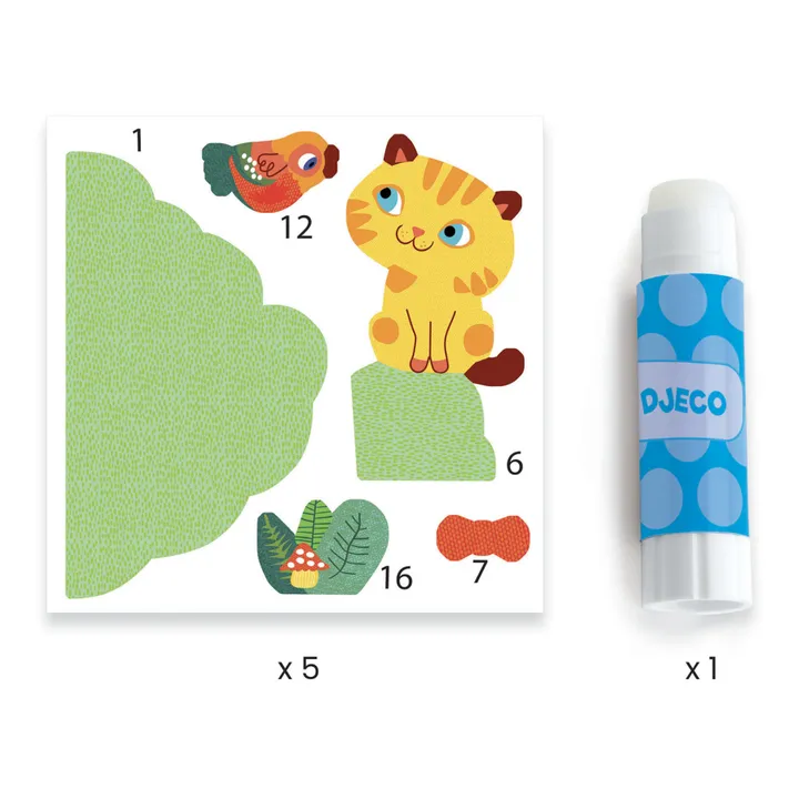 Collages des petits Copains au jardin- Image produit n°1